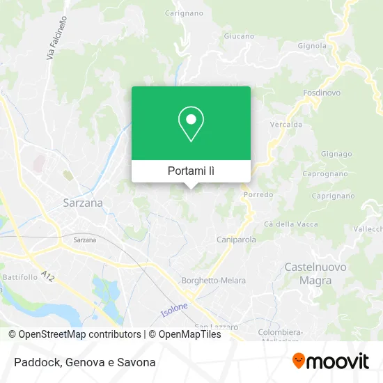 Mappa Paddock