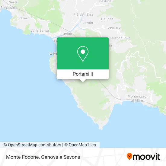 Mappa Monte Focone