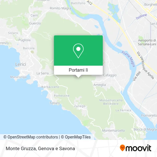 Mappa Monte Gruzza