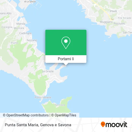 Mappa Punta Santa Maria