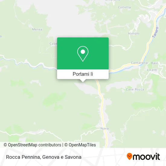 Mappa Rocca Pennina