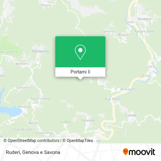 Mappa Ruderi
