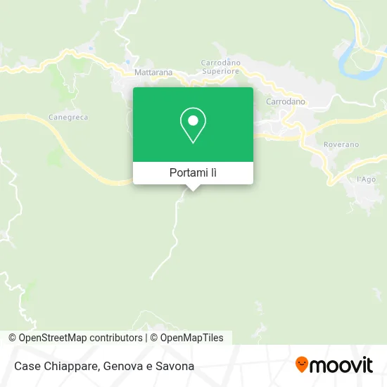 Mappa Case Chiappare