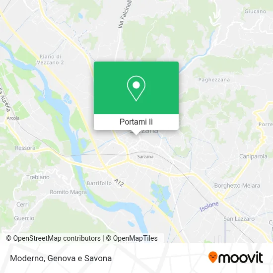 Mappa Moderno