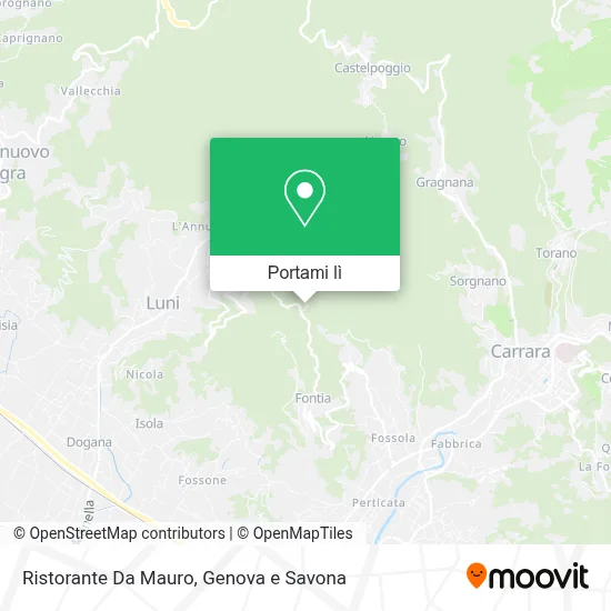 Mappa Ristorante Da Mauro