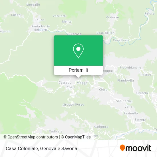 Mappa Casa Coloniale