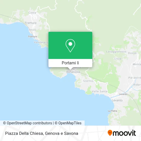 Mappa Piazza Della Chiesa