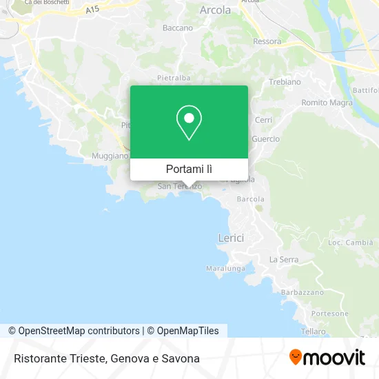 Mappa Ristorante Trieste