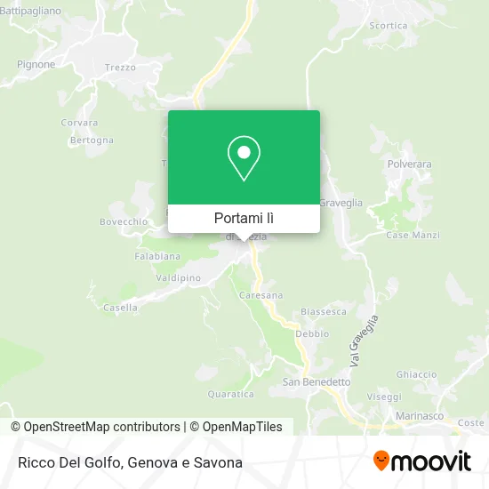 Mappa Ricco Del Golfo