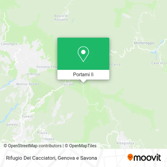 Mappa Rifugio Dei Cacciatori