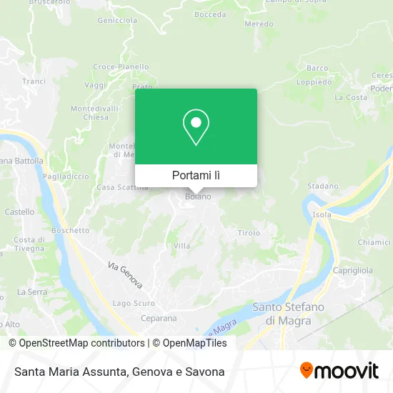 Mappa Santa Maria Assunta