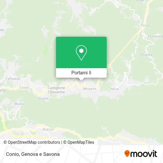 Mappa Conio