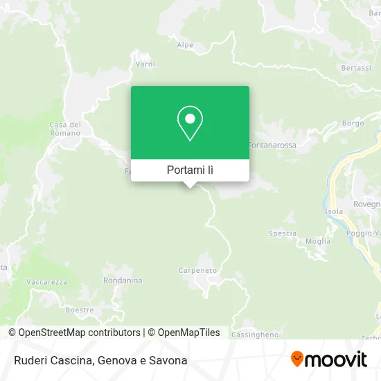 Mappa Ruderi Cascina