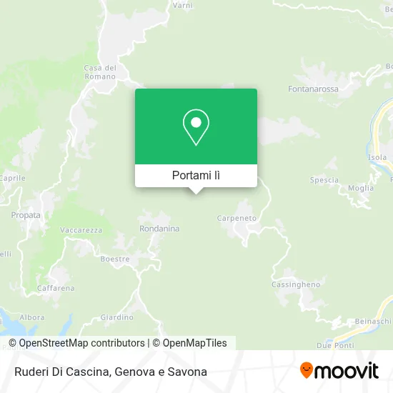 Mappa Ruderi Di Cascina
