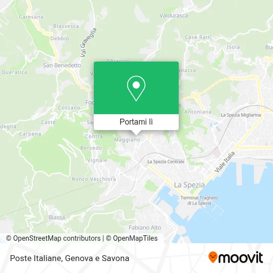 Mappa Poste Italiane