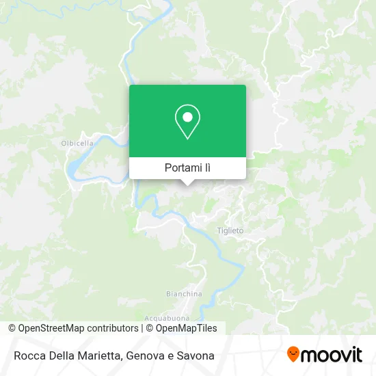 Mappa Rocca Della Marietta