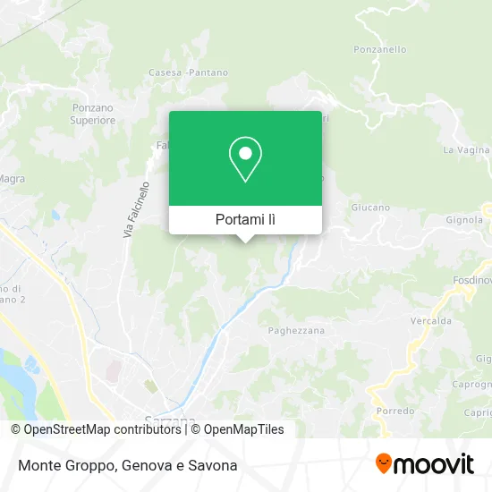 Mappa Monte Groppo