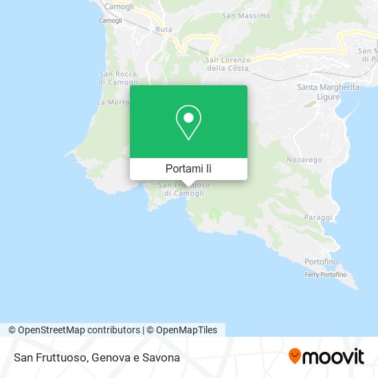 Mappa San Fruttuoso