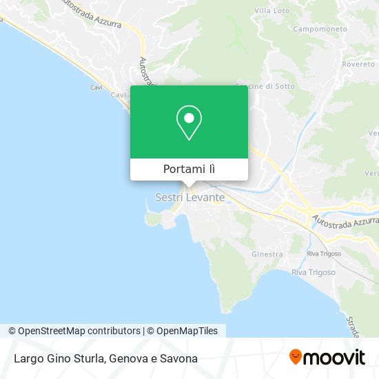 Mappa Largo Gino Sturla