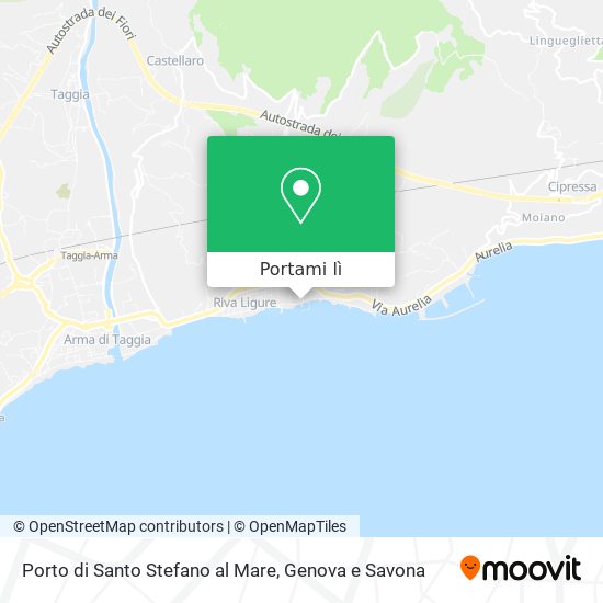 Mappa Porto di Santo Stefano al Mare
