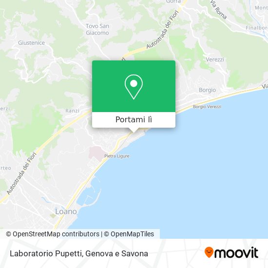 Mappa Laboratorio Pupetti