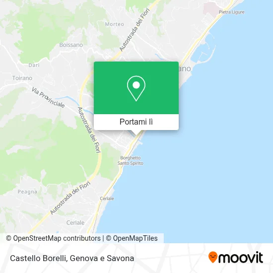 Mappa Castello Borelli