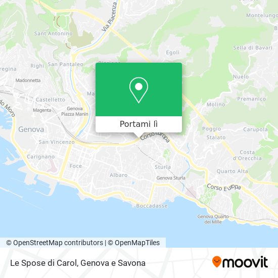 Mappa Le Spose di Carol