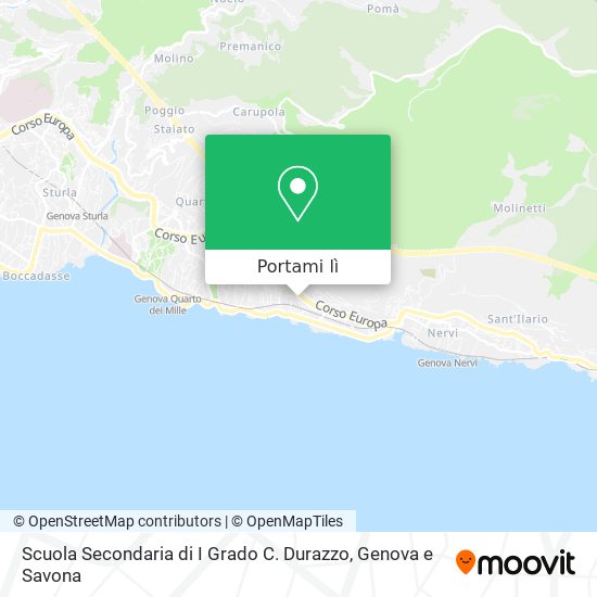 Mappa Scuola Secondaria di I Grado C. Durazzo