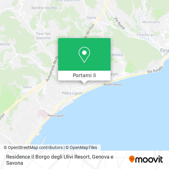 Mappa Residence Il Borgo degli Ulivi Resort