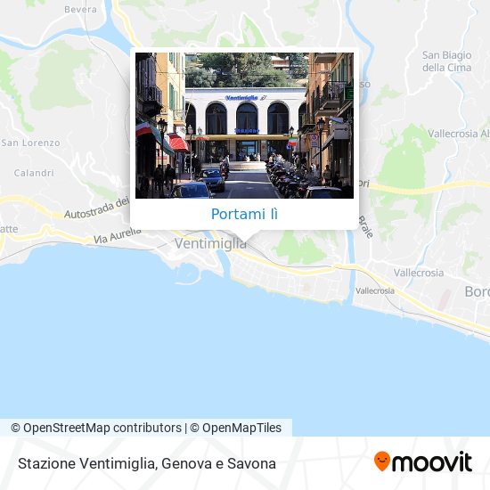 Mappa Stazione Ventimiglia