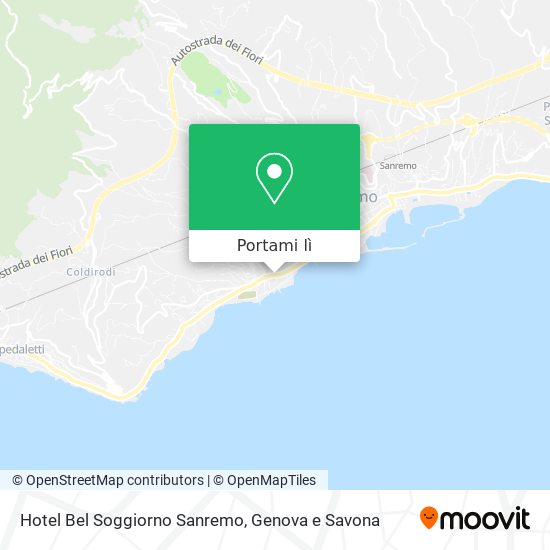 Mappa Hotel Bel Soggiorno Sanremo