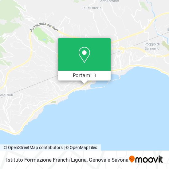 Mappa Istituto Formazione Franchi Liguria