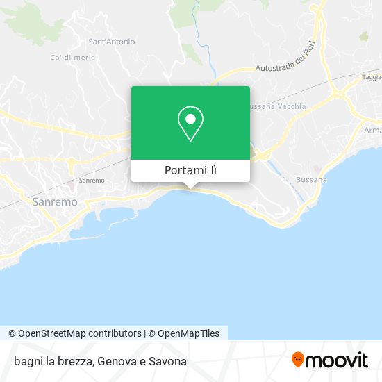 Mappa bagni la brezza