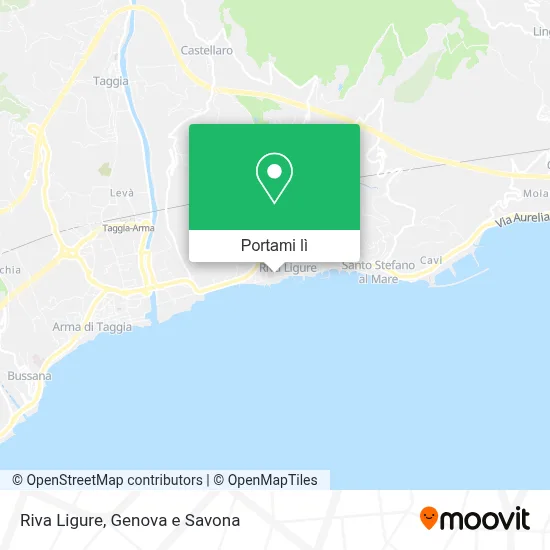 Mappa Riva Ligure