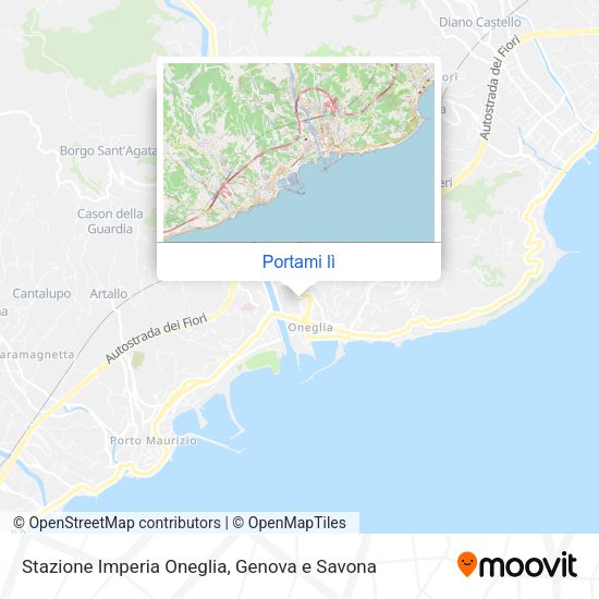 Mappa Stazione Imperia Oneglia