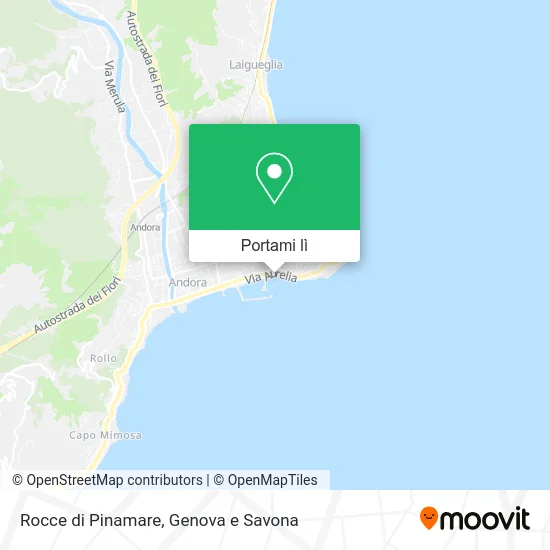 Mappa Rocce di Pinamare