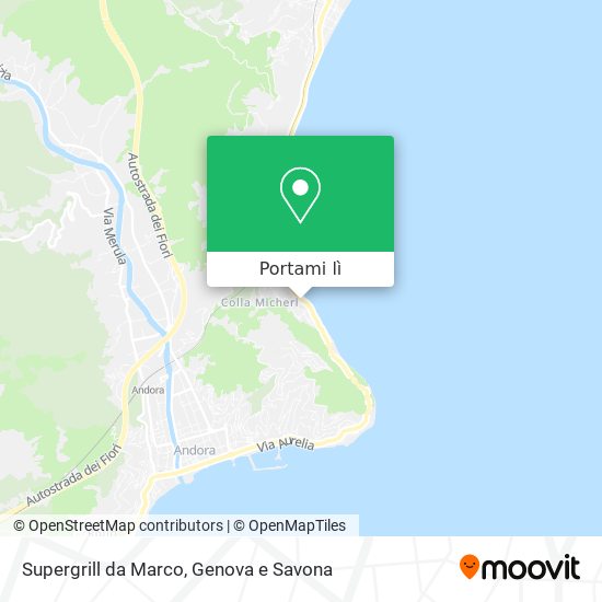 Mappa Supergrill da Marco