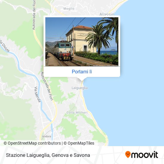 Mappa Stazione Laigueglia