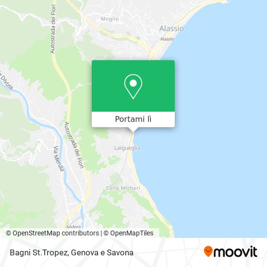 Mappa Bagni St.Tropez