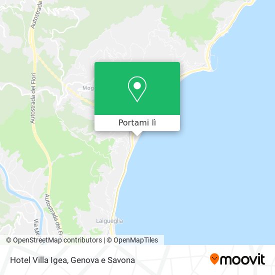Mappa Hotel Villa Igea