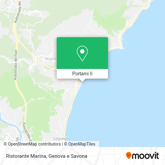 Mappa Ristorante Marina