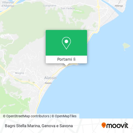 Mappa Bagni Stella Marina