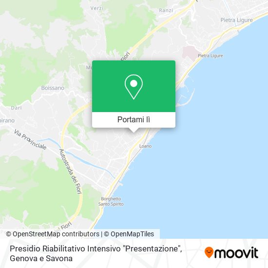 Mappa Presidio Riabilitativo Intensivo "Presentazione"