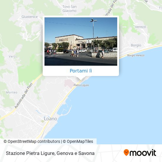 Mappa Stazione Pietra Ligure