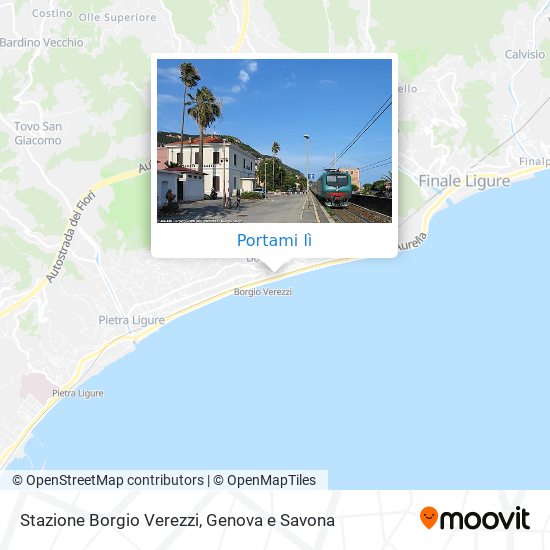 Mappa Stazione Borgio Verezzi