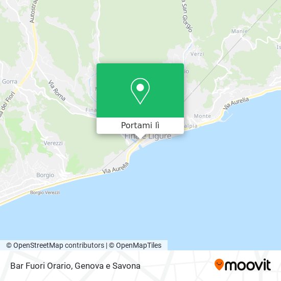 Mappa Bar Fuori Orario