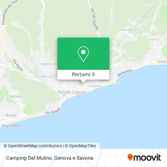 Mappa Camping Del Mulino