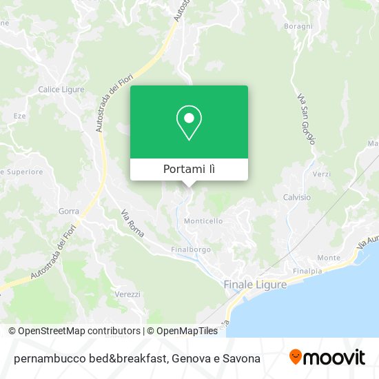 Mappa pernambucco bed&breakfast