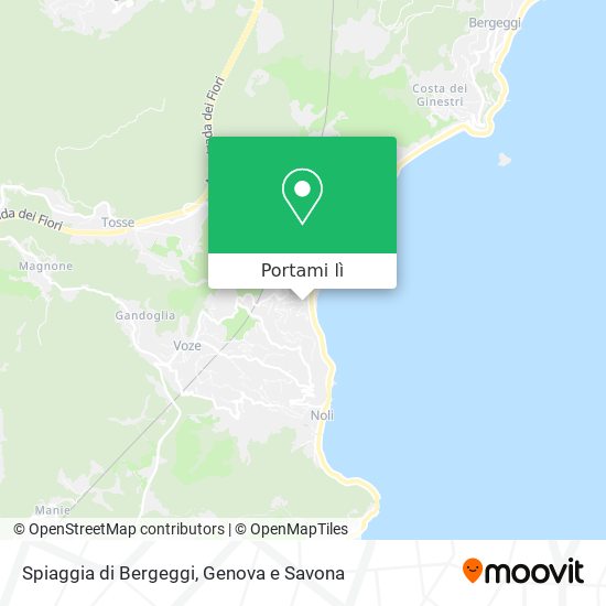 Mappa Spiaggia di Bergeggi