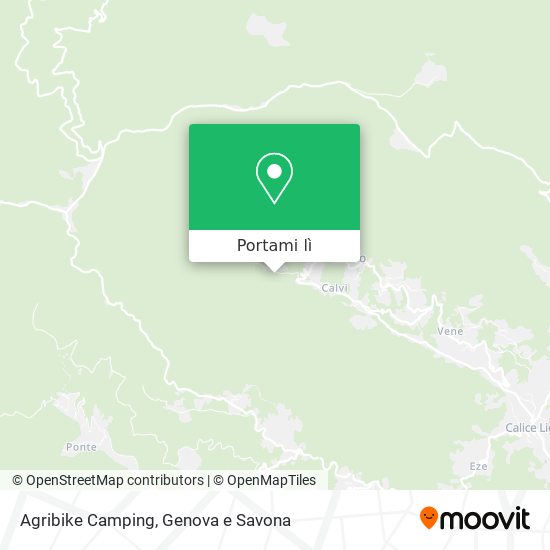 Mappa Agribike Camping